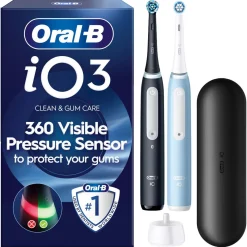 Oral-B iO 3 Duo elektrisk tannbørste, 2-pakninge