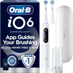 Oral-B iO 6 elektrisk tannbørste, 5 børstemoduser