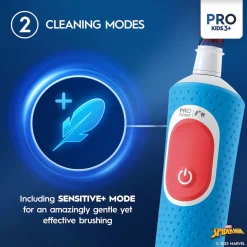 Oral-B Pro Kids Spiderman elektrisk tannbørste, fra 3 år