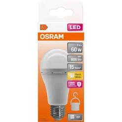 Osram oppladbar nødlampe LED E27 806 lm