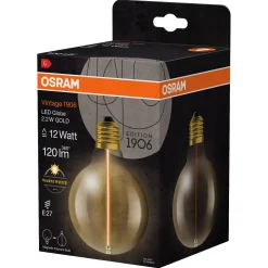 Osram Vintage 1906 Gold E27 LED-pære med magnetisk filament