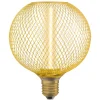 Osram Decor Gold LED E27 Straw rett filament dimbar
