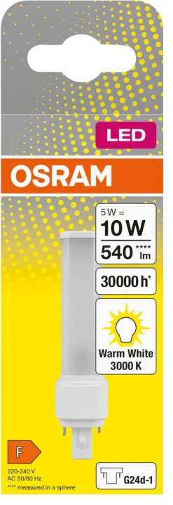 Osram Dulux LED G24D-1 5 W D10 kompaktlysrør