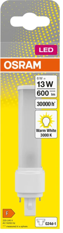 Osram Dulux LED G24D-1 6 W D13 kompaktlysrør
