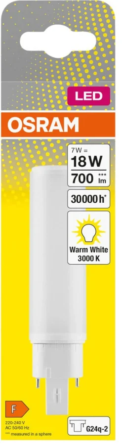Osram Dulux LED G24q-2 7 W D18 kompaktlysrør