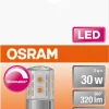 Osram G9 dimbar LED-stiftpære PIN 30, 3 W, varmhvit
