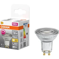 Osram LED reflektorpære GU10 2,4 W varmhvit dimbar