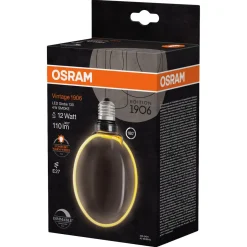 Osram Vintage 1906 Globe Smoke LED-pære E27 dimbar