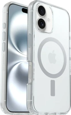 Otterbox Symmetry Clear MagSafe iPhone 16 mobildeksel