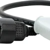 Overgangskabel CEE 230 V til Schuko, 0,5 m, Gelia