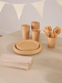 Papptallerken asjett 18 cm, 20-pakning