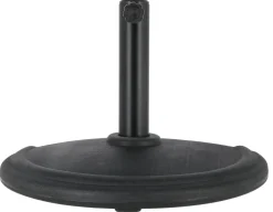 Parasollfot for halv parasoll, svart 10 kg