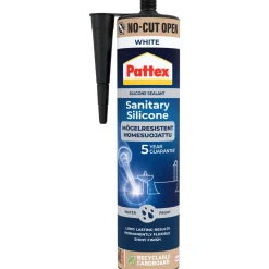 Pattex silikon til kjøkken og bad, hvit