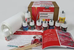 Pebeo marmoreringsmaling for papir, tekstil og tre, 10 farger