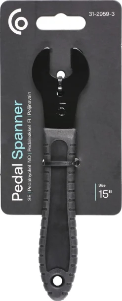 Pedalnøkkel for sykkel, 15 mm gripevidde