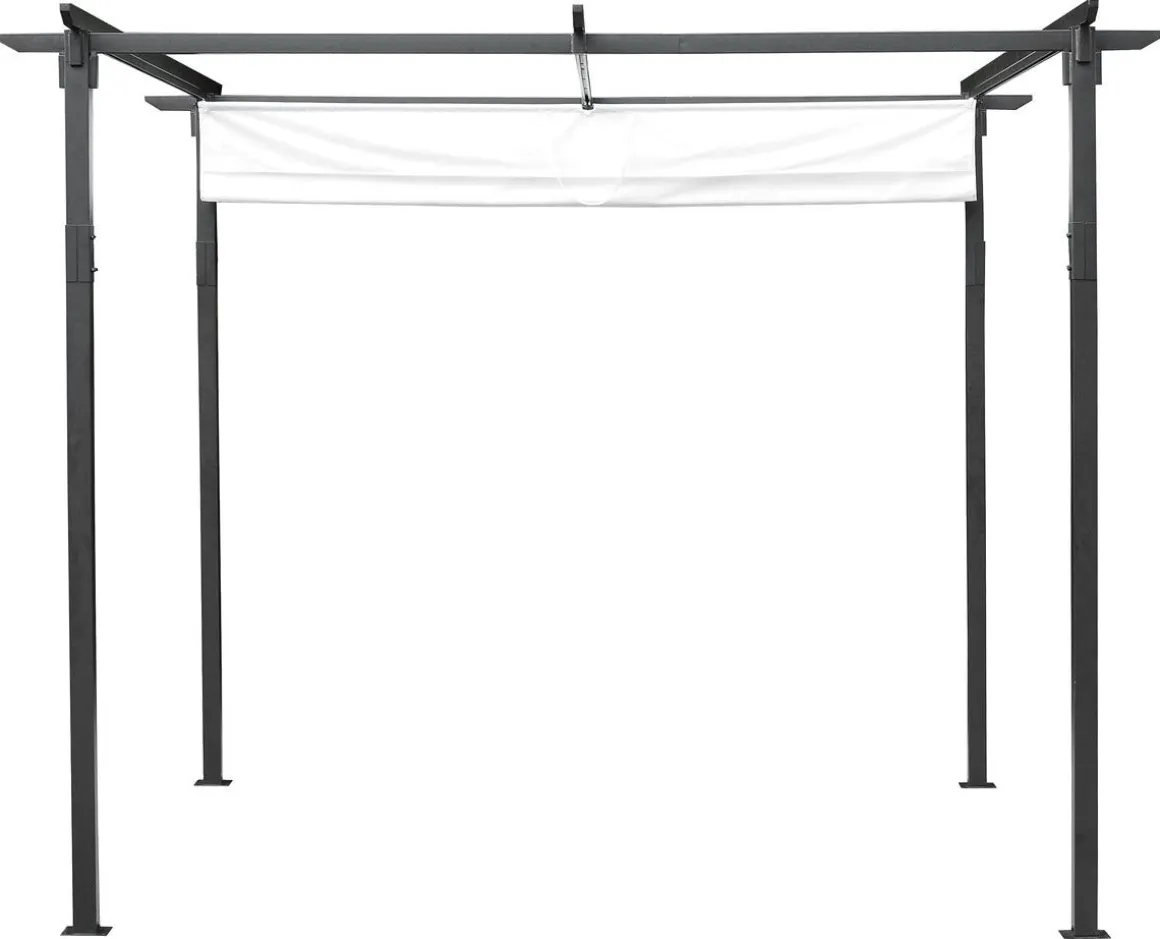 Pergola med soltak, 2,9 x 2,9 meter