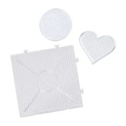 Perleplate for små perler, 3-pakning, fra 5 år