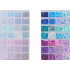 Perler til armbånd og halskjede, 2500 stk, fra 6 år