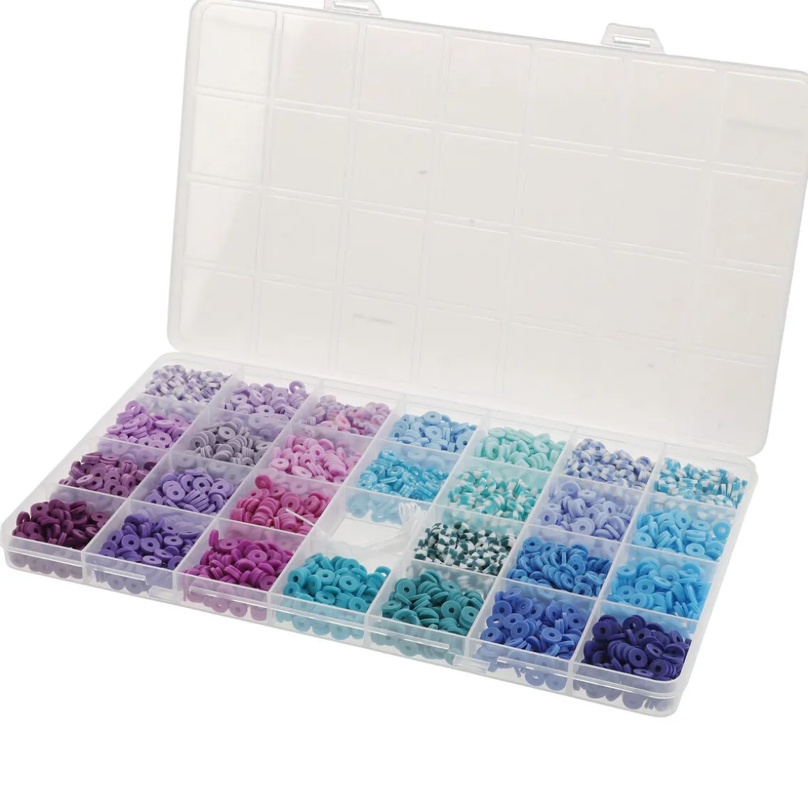 Perler til armbånd og halskjede, 2500 stk, fra 6 år