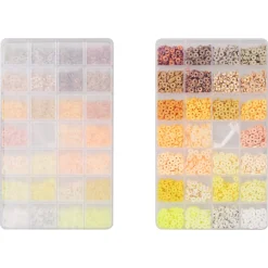 Perler til armbånd og halskjede, 2500 stk, fra 6 år