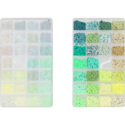 Perler til armbånd og halskjede, 2500 stk, fra 6 år