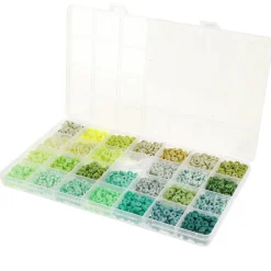 Perler til armbånd og halskjede, 2500 stk, fra 6 år