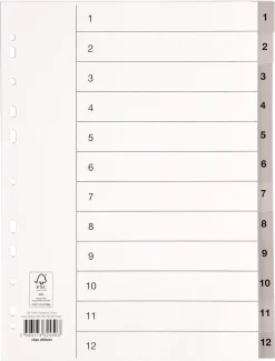 Permregister A4, nummerert