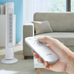 Philips CX5535 stillegående tårnvifte, fjernkontroll, 40 W