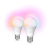 Philips Hue Essential E27 LED 8 W, hvitt og farget lys, 2-pakning