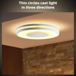 Philips Hue White Ambiance Being taklampe med dimmer, hvit