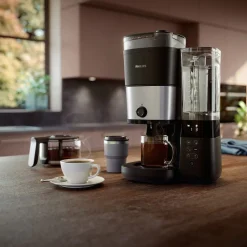 Philips alt-i-ett kaffetrakter med kvern 1,25 l, HD7888/01