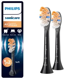 Philips Sonicare A3 Premium All-in-One tannbørstehode, 2-pakning