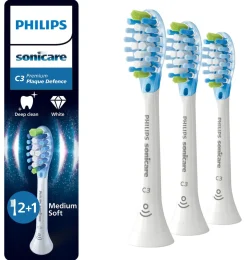 Philips Sonicare C3 Premium Plaque Defence tannbørstehode, 3-pakning