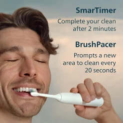 Philips Sonicare 5300 Duo elektrisk tannbørste svart, hvit, 2-pakning