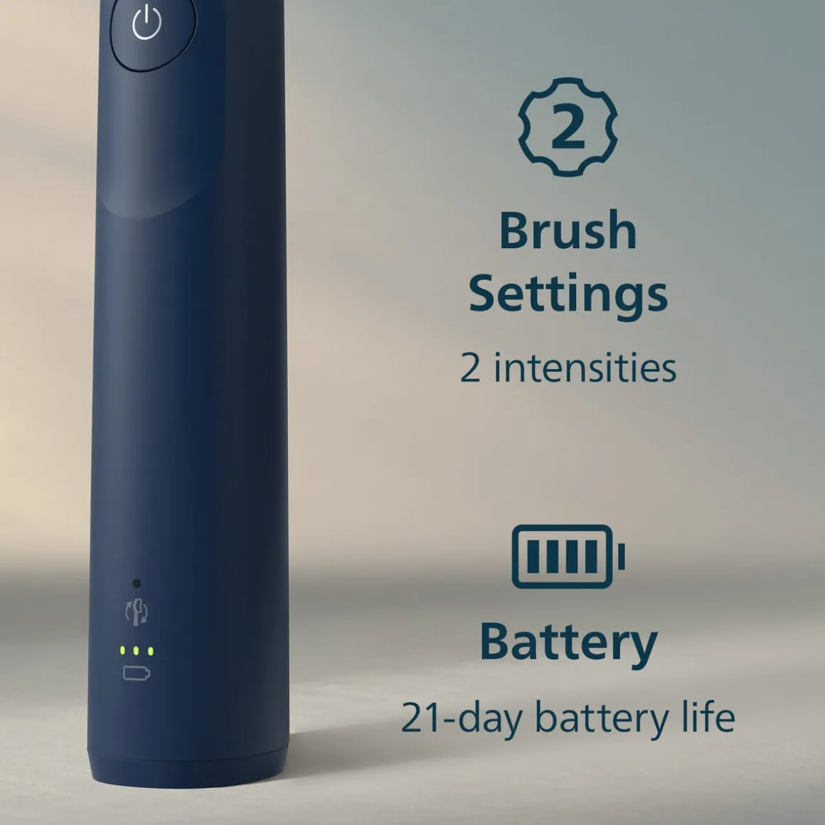 Philips Sonicare 5300 Series elektrisk tannbørste, blå