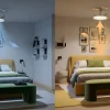 Philips Tynl takvifte med lys, 106 cm, hvit