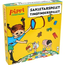 Pippi Langstrømpe Skattejaktspillet brettspill barn, fra 3 år