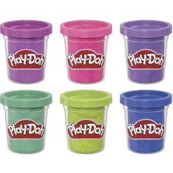 Play-Doh Sparkle glitter modelleire 6-pakning, fra 2 år
