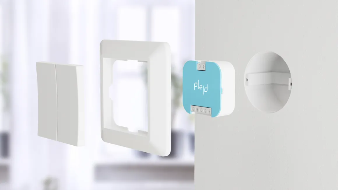 Plejd REL-02 innbyggingsrelé med Bluetooth