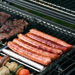 Pølseholder til grill, rustfritt stål