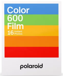 Polaroid 600 fargefilm med hvit ramme, 107 x 88 mm