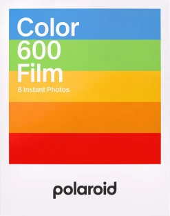 Polaroid 600 fargefilm med hvit ramme, 107 x 88 mm