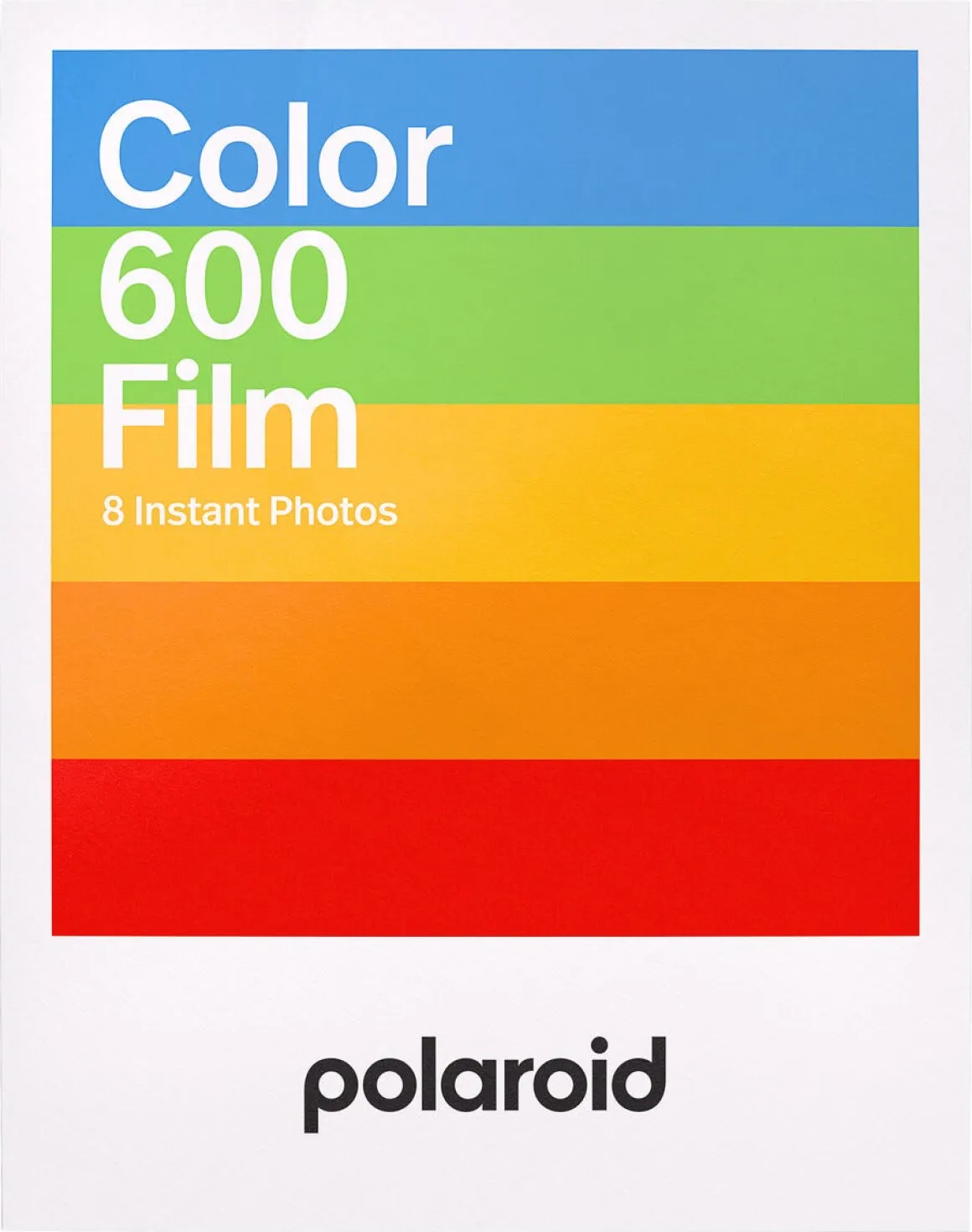 Polaroid 600 fargefilm med hvit ramme, 107 x 88 mm