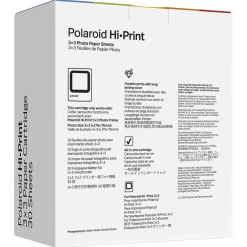 Polaroid Hi-Print 3x3 fotopapir, 30-pakning