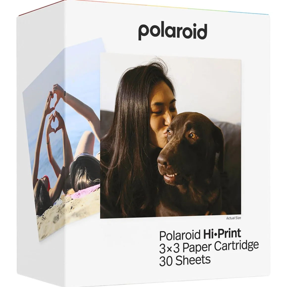 Polaroid Hi-Print 3x3 fotopapir, 30-pakning