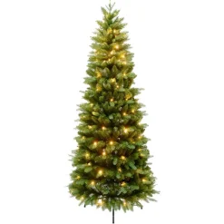 Pop-up juletre Asker med LED-lys, 180 cm