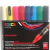 Posca PC-5M merkepenn, basisfarger, 8-pakning, 1,8–2,5 mm