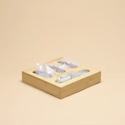 Poseoppbevaring i bambus, 30 x 30 x 6,5 cm