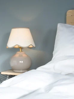 PR Home Nell bordlampe keramikk nougat 35 cm