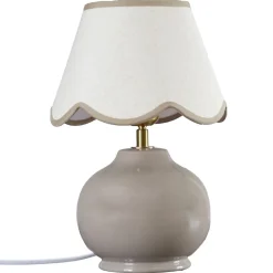 PR Home Nell bordlampe keramikk nougat 35 cm